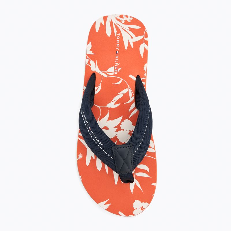 Men's Tommy Hilfiger FLW Print Beach desert sky flip flops 5