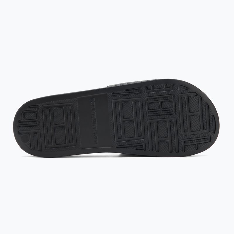 Men's Tommy Hilfiger Print Tumble Pool flip-flops black 4