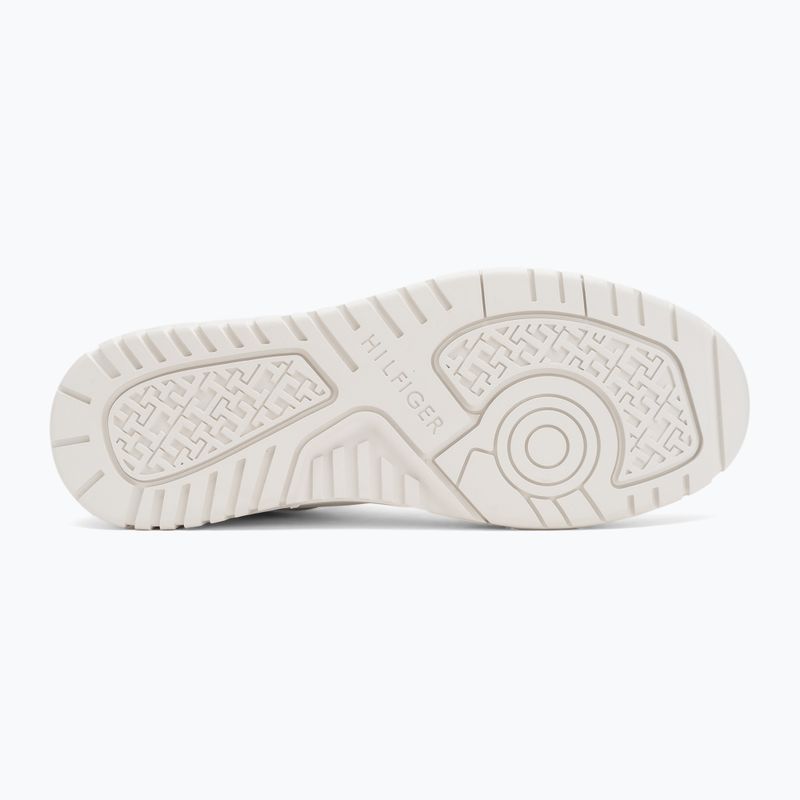 Men's Tommy Hilfiger Basket Core Lite Lth Mix ecru shoes 4