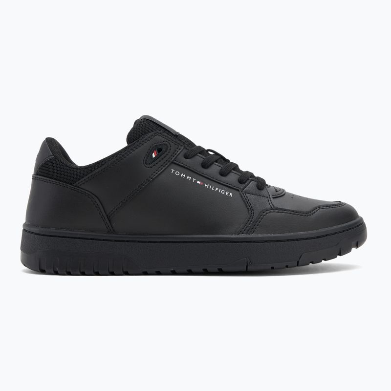 Men's Tommy Hilfiger Basket Core Lite Lth Mix black shoes 2