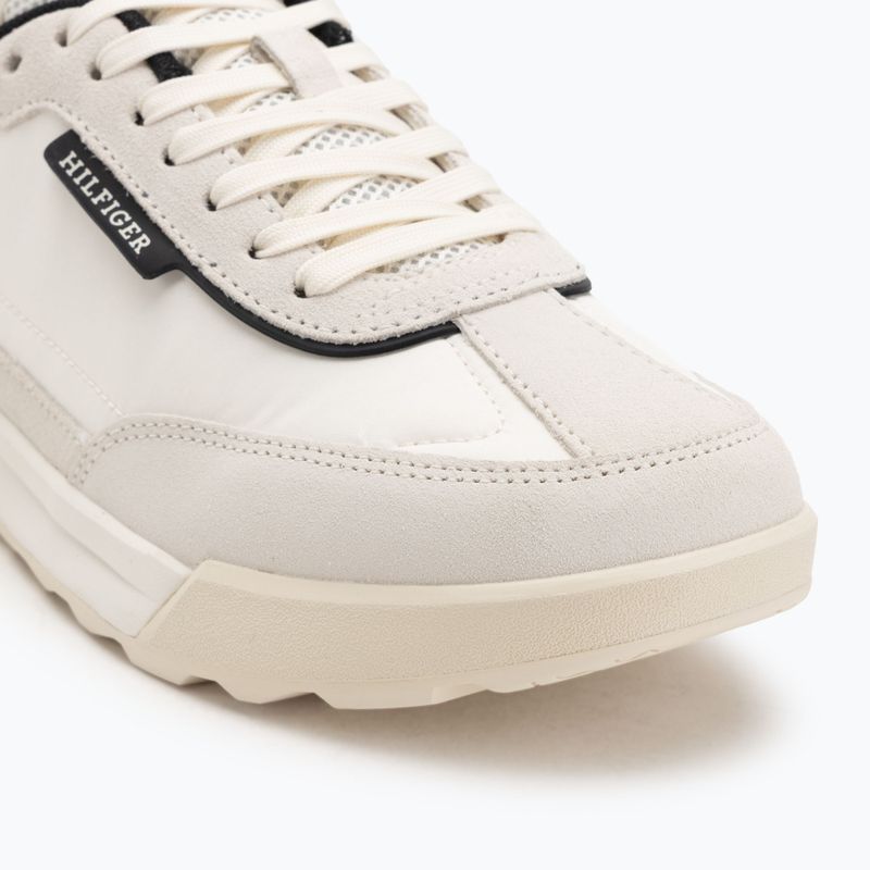 Men's Tommy Hilfiger Retro Runner Nylon Mix ivory petal shoes 7