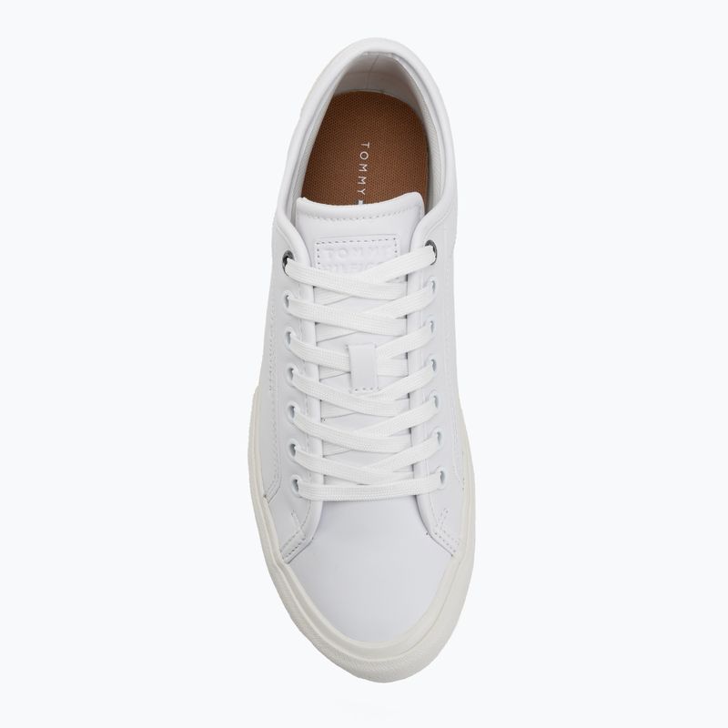 Men's trainers Tommy Hilfiger Street Leather Stitch white 5