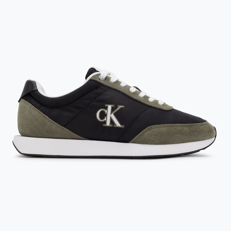 Men's trainers Calvin Klein YM0YM01361 Retro Runner Essential MIX MAT black/capers/bright white 2