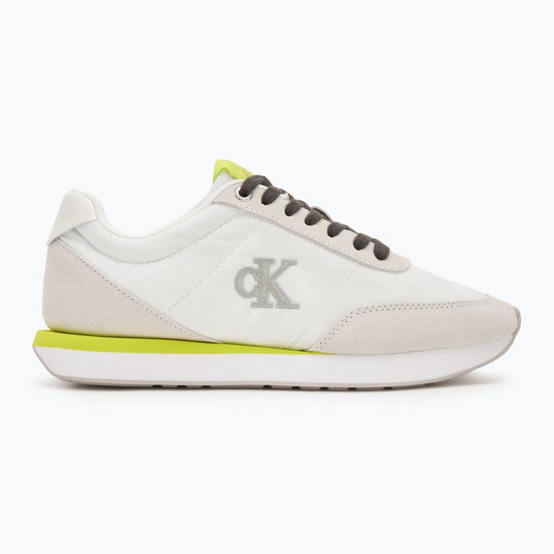 Women's shoes Calvin Klein YW0YW01990 Retro Runner Lace Up Nylon MG white/evening primrose/lily white 2
