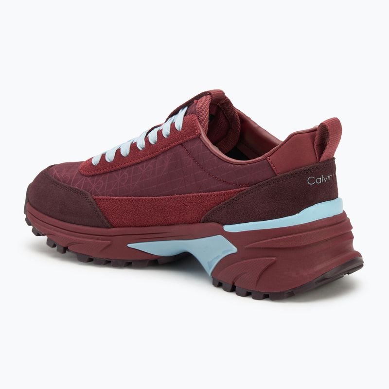Women's shoes Calvin Klein YW0YW01995 Hike Runner Casual Ny-Su AOP WN bordeaux 3