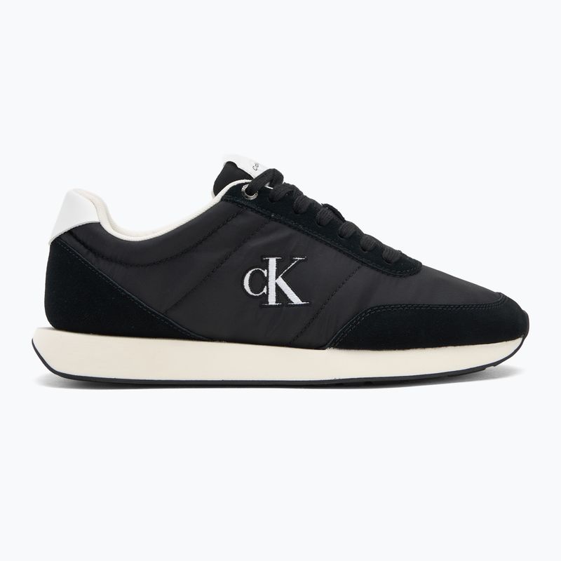 Men's trainers Calvin Klein YM0YM01361 Retro Runner Essential MIX MAT black/bright white 2