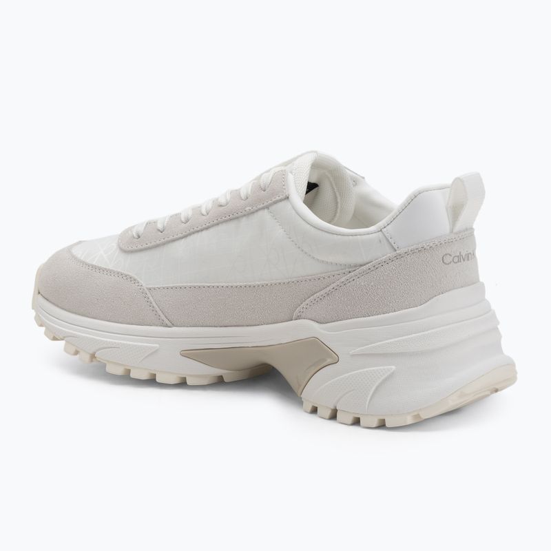 Women's shoes Calvin Klein YW0YW01995 Hike Runner Casual Ny-Su AOP WN white/marshmallow/feather gray 3