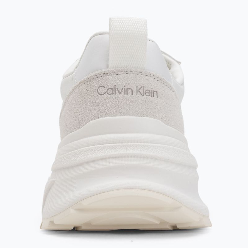 Women's shoes Calvin Klein YW0YW01995 Hike Runner Casual Ny-Su AOP WN white/marshmallow/feather gray 6