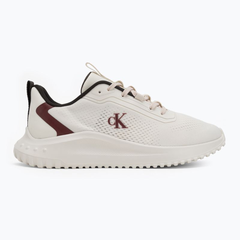 Women's shoes Calvin Klein YW0YW01992 Eva Runner Drawstring Mix MG lily white/beluga/new maroon 2