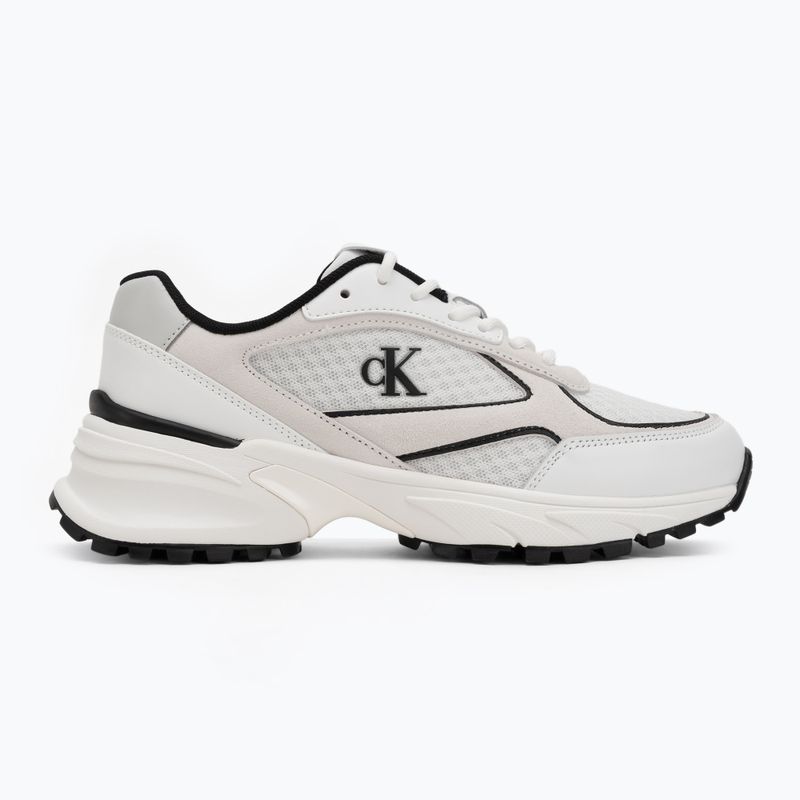 Women's shoes Calvin Klein YW0YW02009 Hike Runner Mesh Mix MET MG bright white/black 2