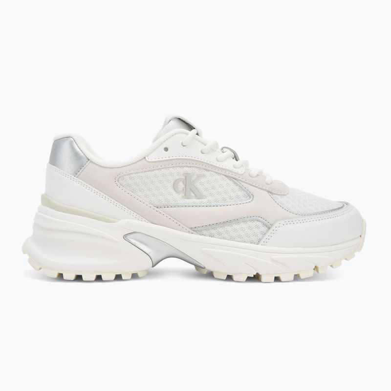 Women's shoes Calvin Klein YW0YW02009 Hike Runner Mesh Mix MET MG bright white/silver 2