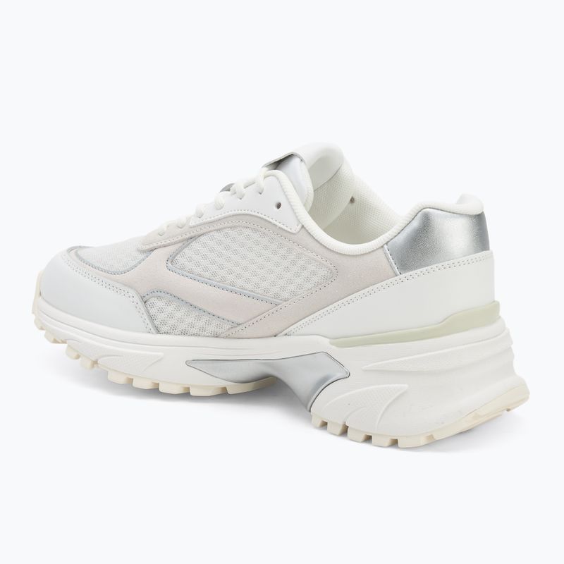 Women's shoes Calvin Klein YW0YW02009 Hike Runner Mesh Mix MET MG bright white/silver 3