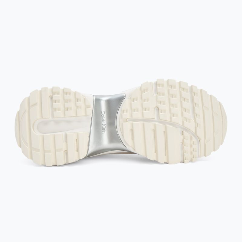 Women's shoes Calvin Klein YW0YW02009 Hike Runner Mesh Mix MET MG bright white/silver 4