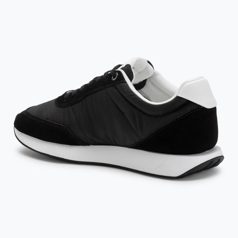 Women's shoes Calvin Klein YW0YW01990 Retro Runner Lace Up Nylon MG black/bright white 3