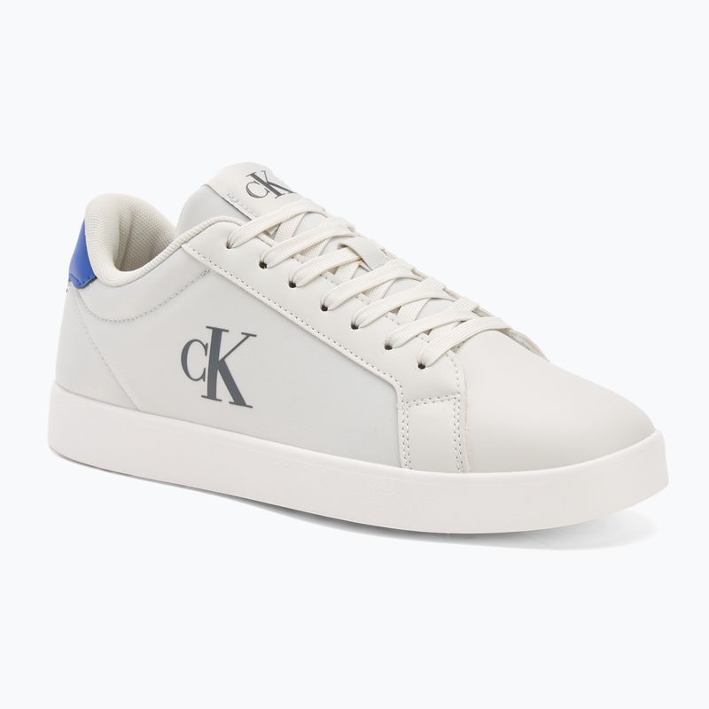 Men's shoes Calvin Klein YM0YM01213 3 Cupsole PU lily white/purple blue