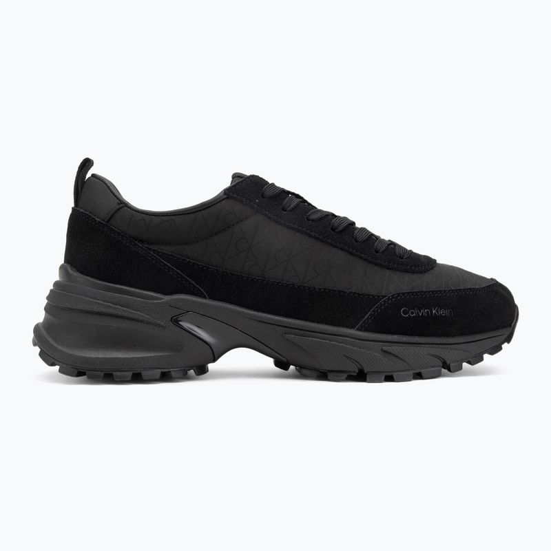 Men's shoes Calvin Klein YM0YM01378 Hike Runner Casual Ny-Su AOP triple black 2