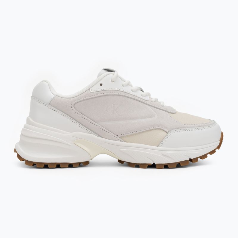 Men's shoes Calvin Klein YM0YM01289 Hike Runner HF Leather Mix bright white/creamy white/eggshell 2