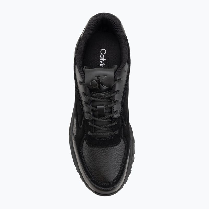 Men's shoes Calvin Klein YM0YM01289 Hike Runner HF Leather Mix triple black 5