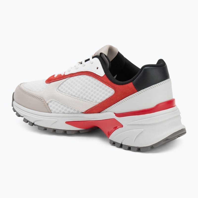 Men's shoes Calvin Klein YM0YM01379 Hike Runner Mesh MIX bright white/grey/flame scarlet 3