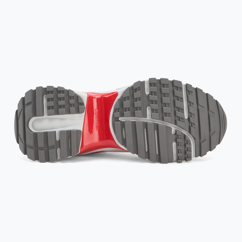 Men's shoes Calvin Klein YM0YM01379 Hike Runner Mesh MIX bright white/grey/flame scarlet 4