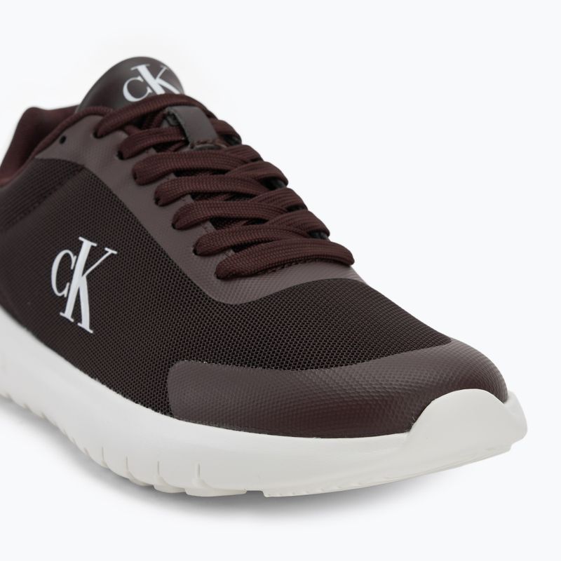 Women's shoes Calvin Klein YW0YW01750 3 Eva Runner Mesh MG brown out/green haze 7