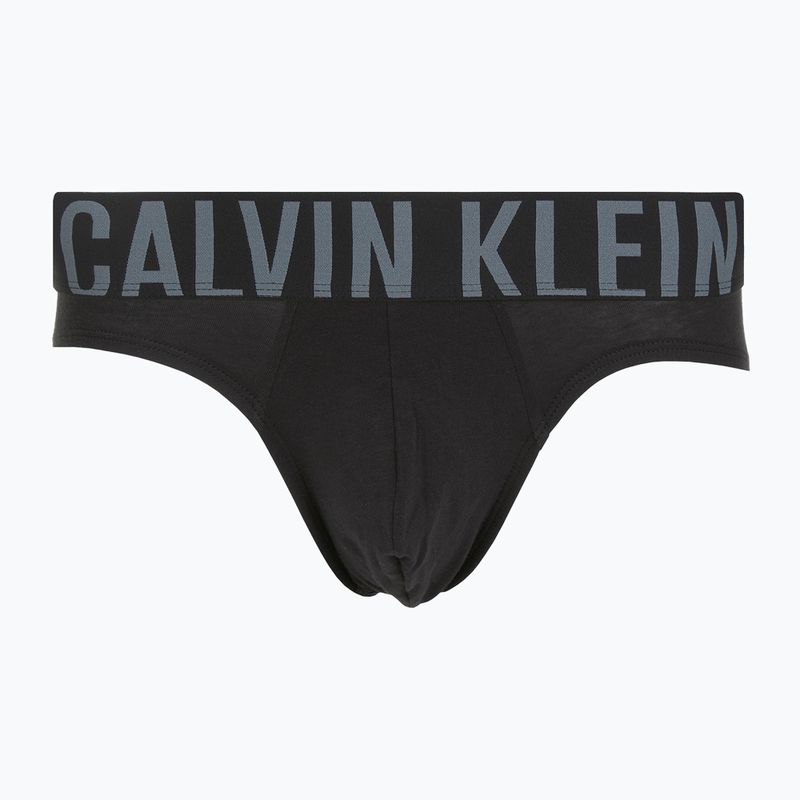 Men's briefs Calvin Klein 000NB3607A Hip Brief 3 pairs black bodies/turbulence/white/iridescent 3