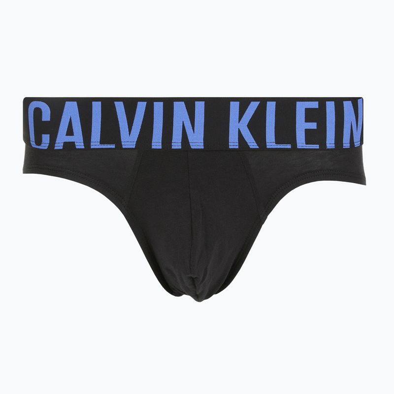 Men's briefs Calvin Klein 000NB3607A Hip Brief 3 pairs black bodies/turbulence/white/iridescent 4