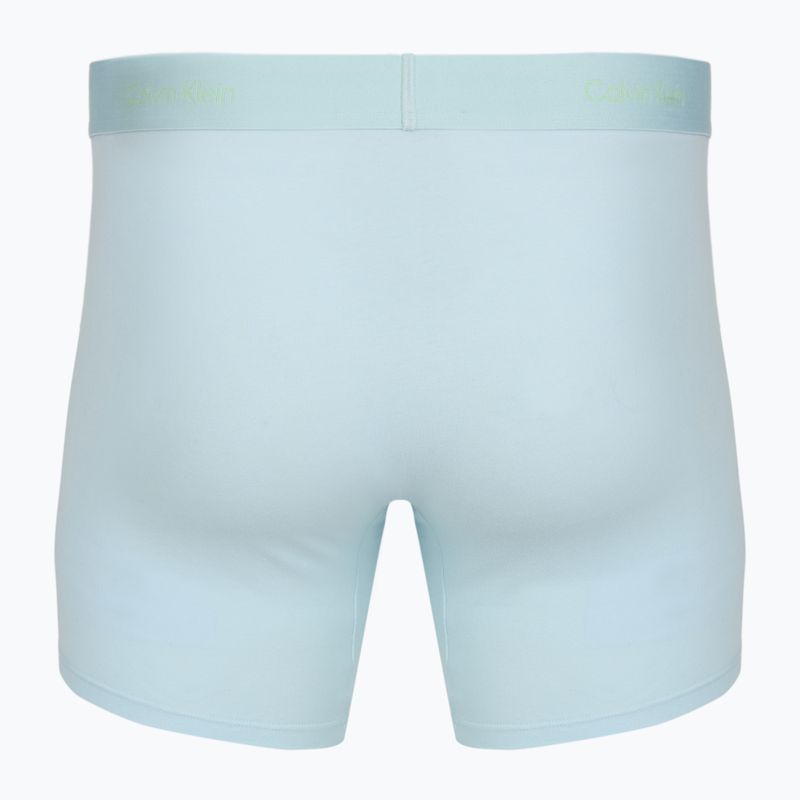 Boxers Calvin Klein LV00NB4477 Brief 3 pairs patina green/shoreline/airidescenty blue 3