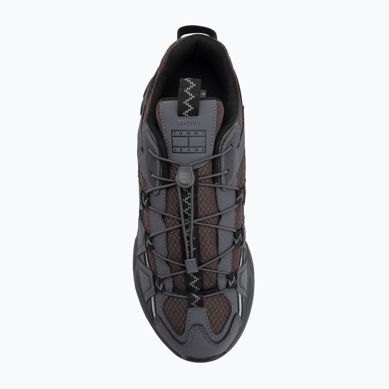 Men's shoes Tommy Jeans Outdoor Runner washed black/black walnut 5