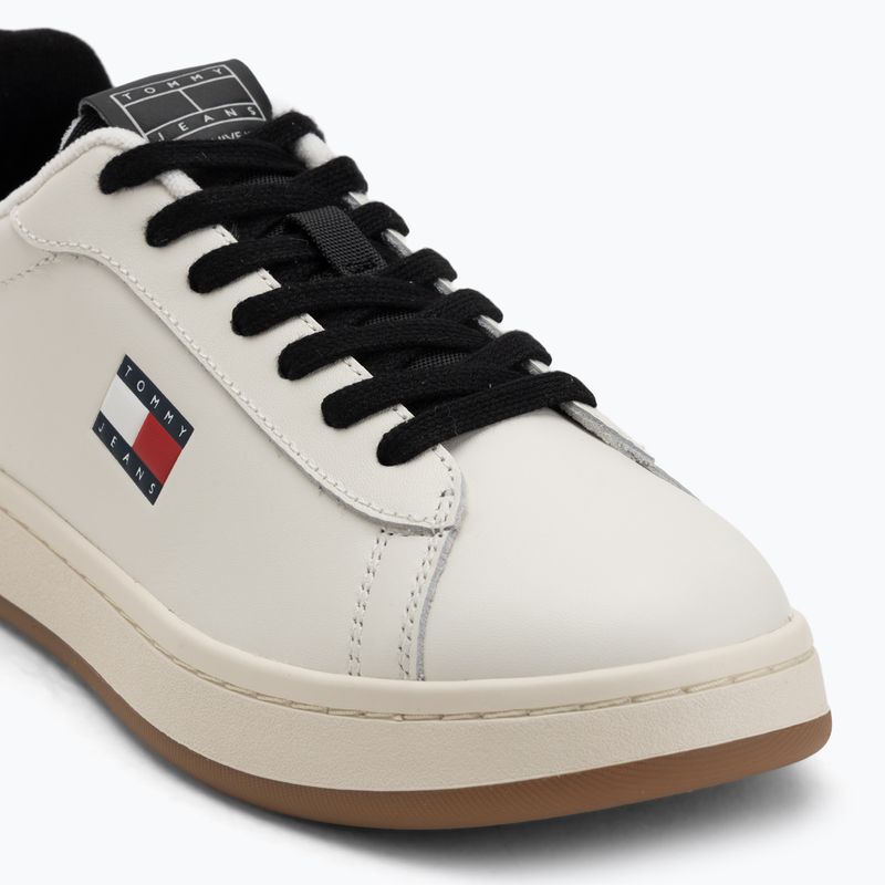 Women's shoes Tommy Jeans Archive Court ivory/black 7