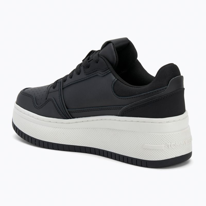 Women's shoes Tommy Jeans Retro Basket Flatform black 3