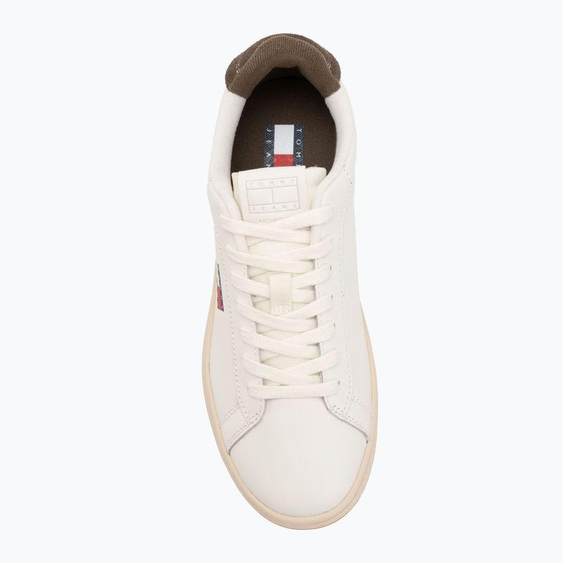 Women's shoes Tommy Jeans Archive Court ivory/homestead 5