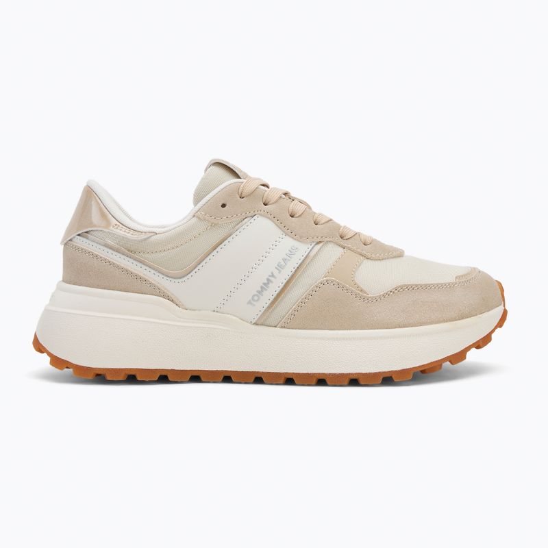 Women's shoes Tommy Jeans Cleated Runner white clay 2