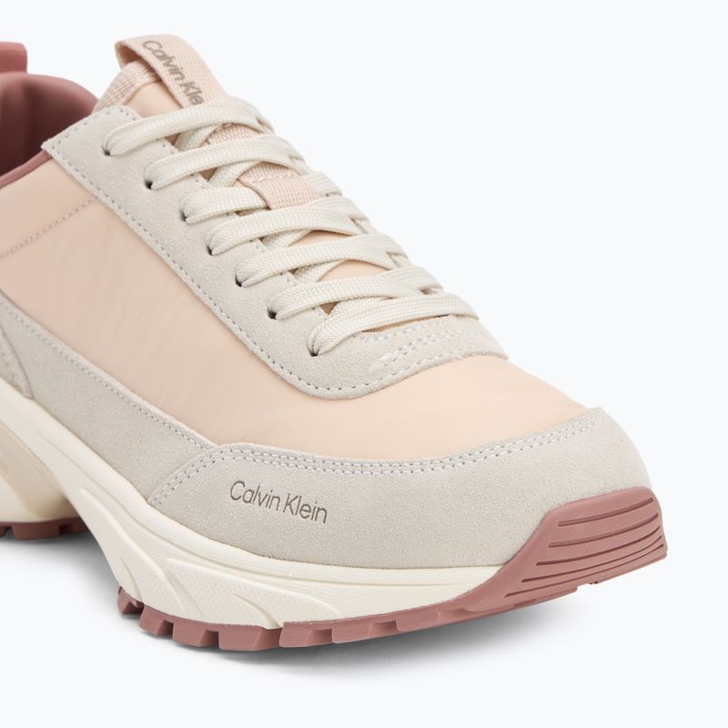 Women's shoes Calvin Klein YW0YW02075 Hike Runner Mg Nylon Mix whisper pink/dark ecru/dusty rose 7