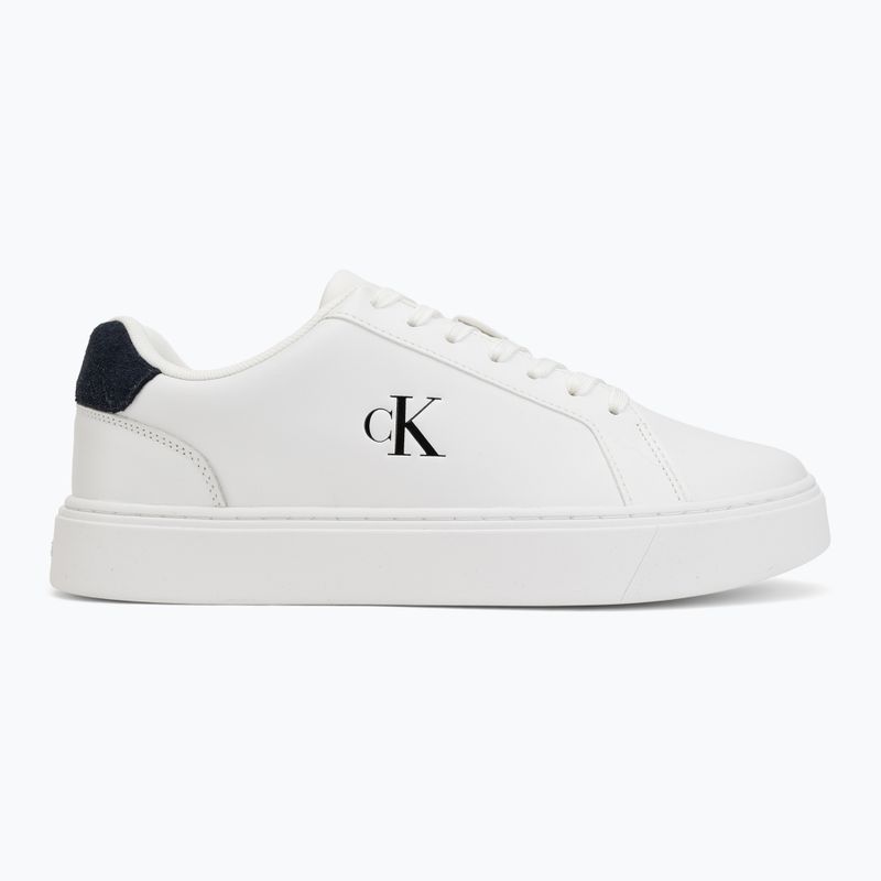 Men's shoes Calvin Klein YM0YM01435 Classic Cupsole Laceup Leather bright white/navy 2