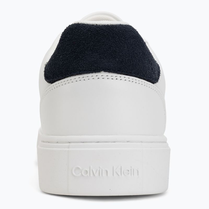 Men's shoes Calvin Klein YM0YM01435 Classic Cupsole Laceup Leather bright white/navy 6