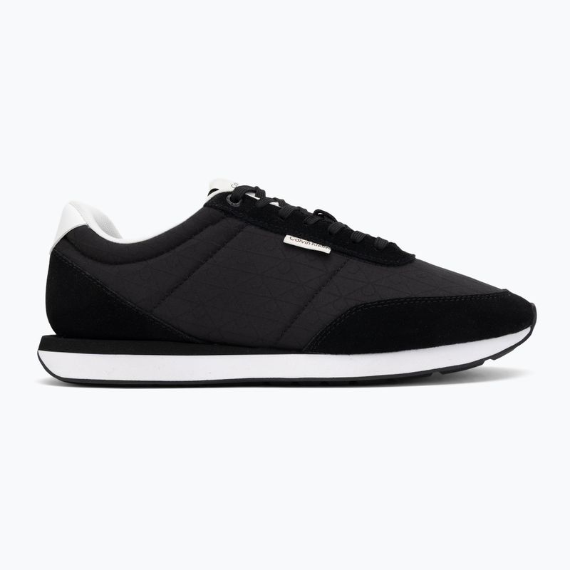Men's shoes Calvin Klein HM0HM02140 Retro Runner Ripstop Aop black/bright white 2