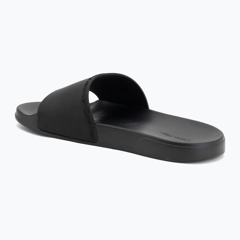 Men's slides Calvin Klein HM0HM02108 Ess Institutional Cv triple black 3