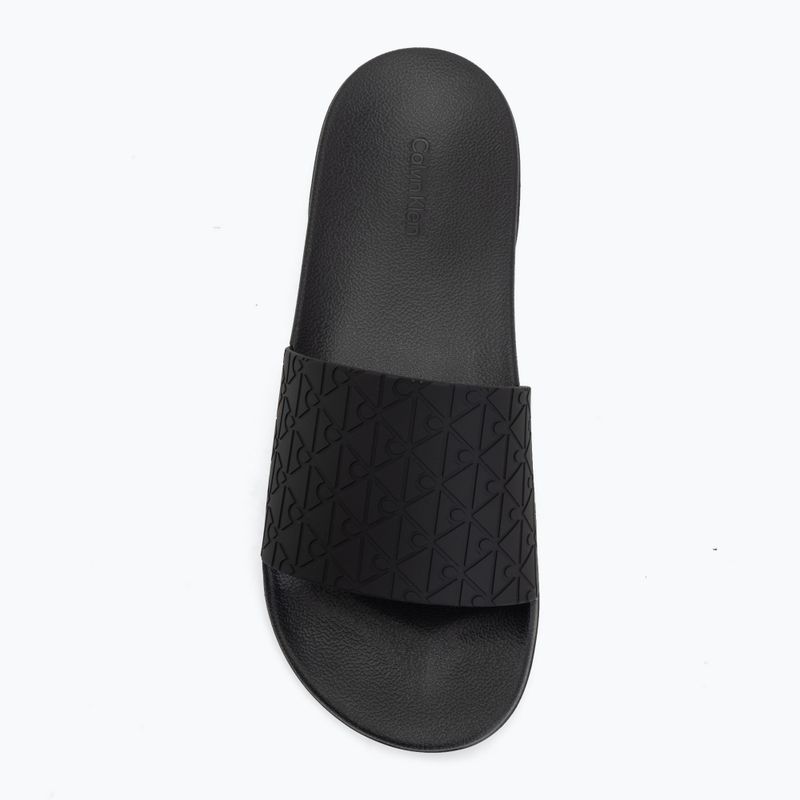 Men's slides Calvin Klein HM0HM02110 Ess triple black mono 5