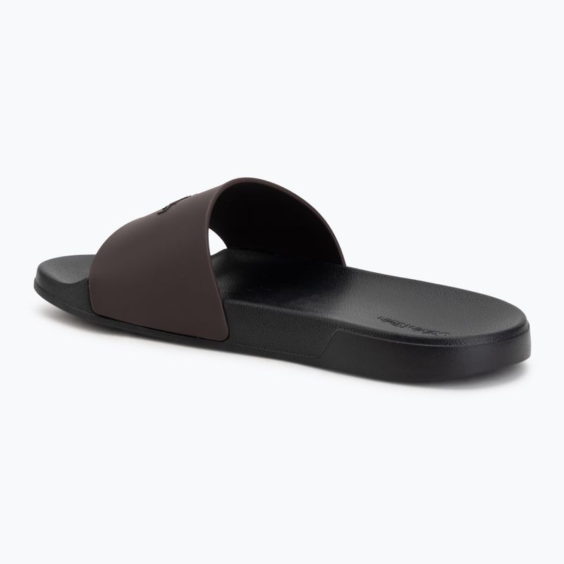 Men's slides Calvin Klein HM0HM02107 EssMonobrand black/bordeaux 3