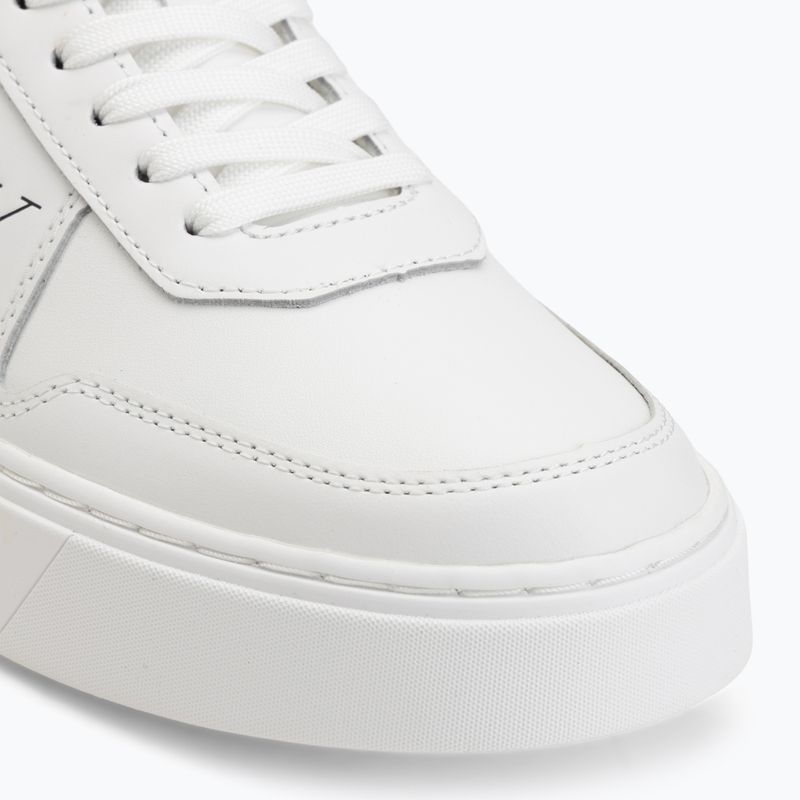 Men's shoes Calvin Klein HM0HM02237 Classic Cups Lace Leather EMB Tongue bright white/black 7