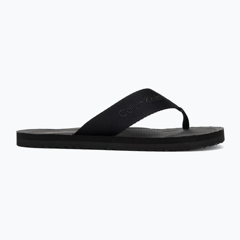 Men's flip-flops Calvin Klein HM0HM02106 City Thong triple black 2