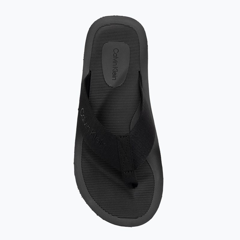 Men's flip-flops Calvin Klein HM0HM02106 City Thong triple black 5
