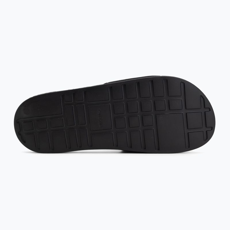 Men's slides Calvin Klein Ess Monogram triple black 4