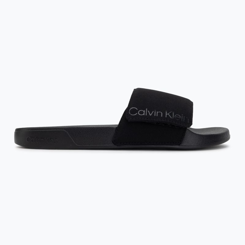 Men's slides Calvin Klein HM0HM02115 Ess Monobrand triple black 2