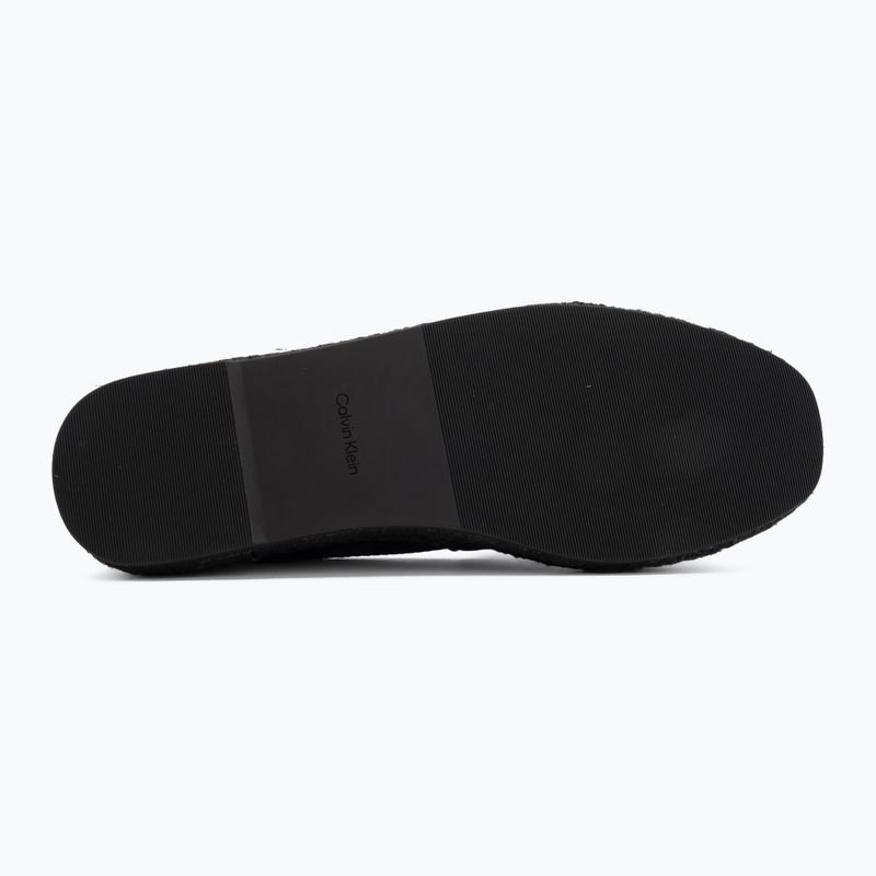 Men's espadrilles Calvin Klein HM0HM02075 Webbing triple black 4