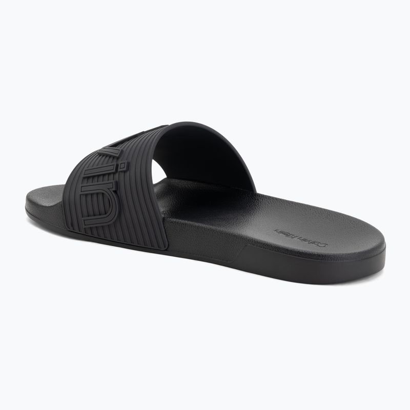 Men's slides Calvin Klein HM0HM02113 Ess Texture triple black 3