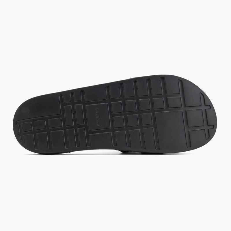 Men's slides Calvin Klein HM0HM02113 Ess Texture triple black 4