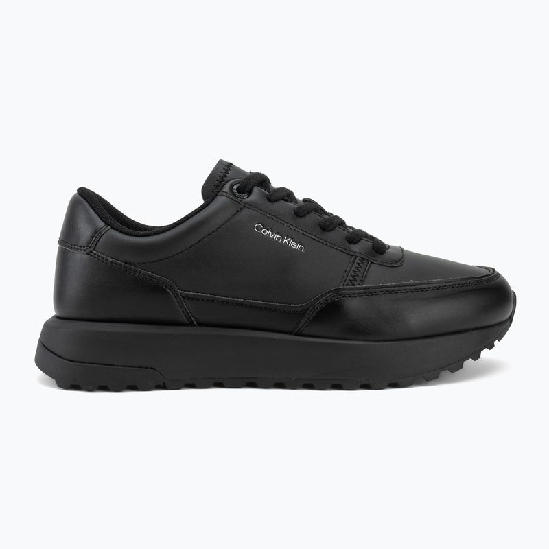 Men's shoes Calvin Klein HM0HM02146 City Runner Laceup Leather triple black 2