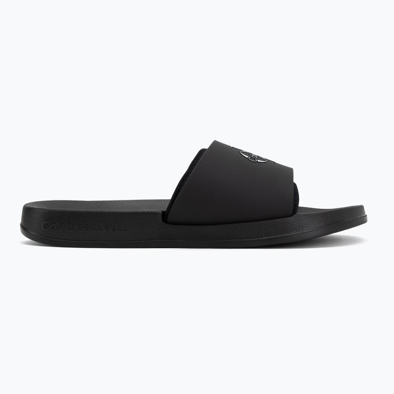 Men's slides Calvin Klein HM0HM02229 Ess Rubber Neoprene triple black 2